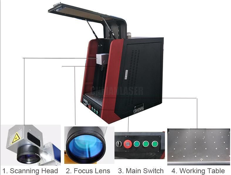 Protect Cover Mini Laser Marking Machine with FDA Ce Certificate