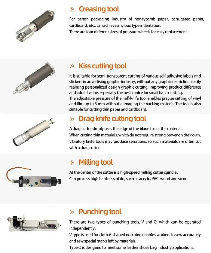 Oscillating Knife PTFE Cutter Cutting Machine Flatbed Cutting Plotter Price