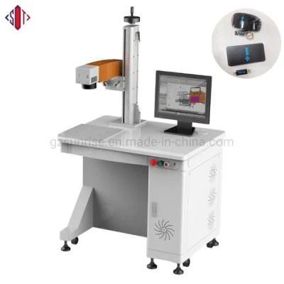 Full Color Fiber Laser Marking Machine Engraving Metal Printing Plotter