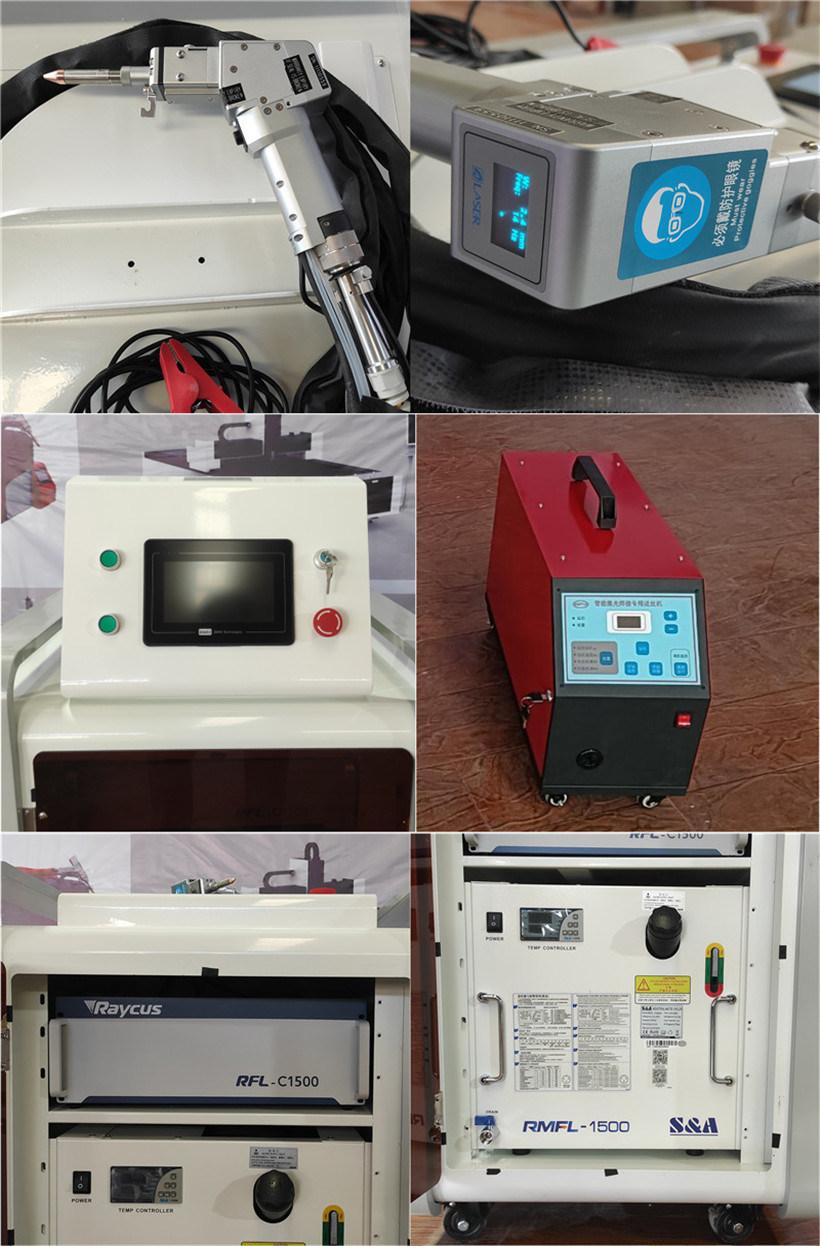 Raycus Jpt Max 1000W 1500W 2000W Fiber Laser Welders Qilin System Handheld Fiber Laser Welding Machine for Sale