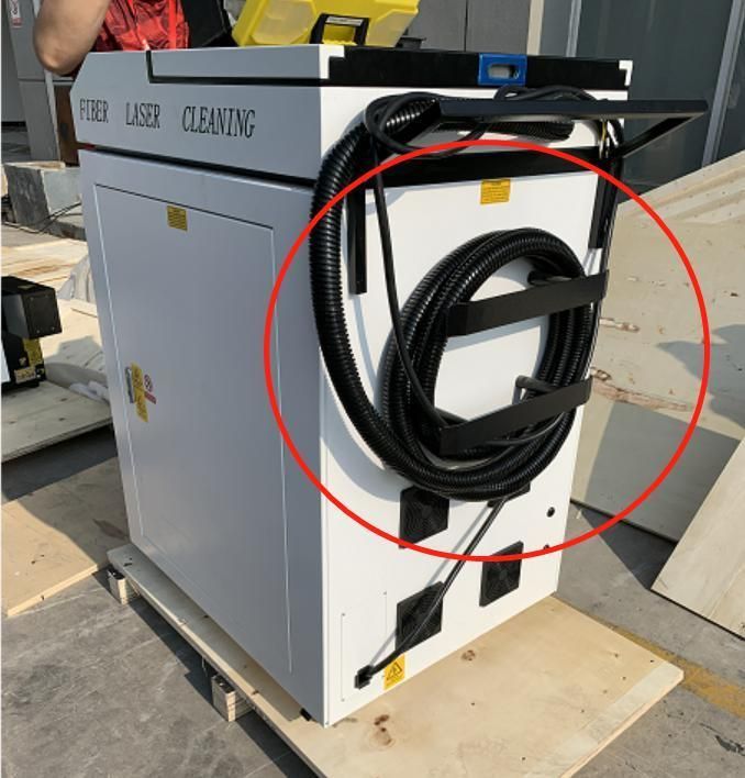 Portable 100W Laser Clean Machine 100W for De-Rusting Metal Refurbishing Mobile Clearing & Marking Stone Cleaning