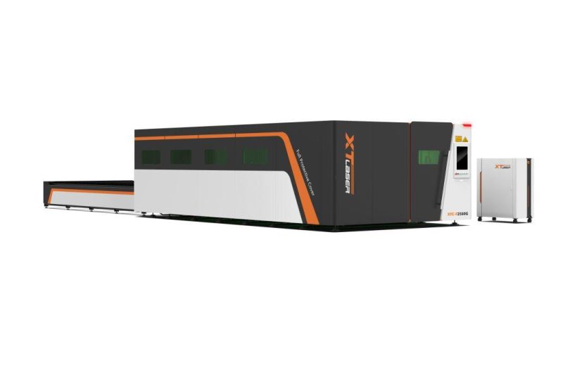 Enclosed Exchange Table Fiber Laser Cutting Machine for Metal