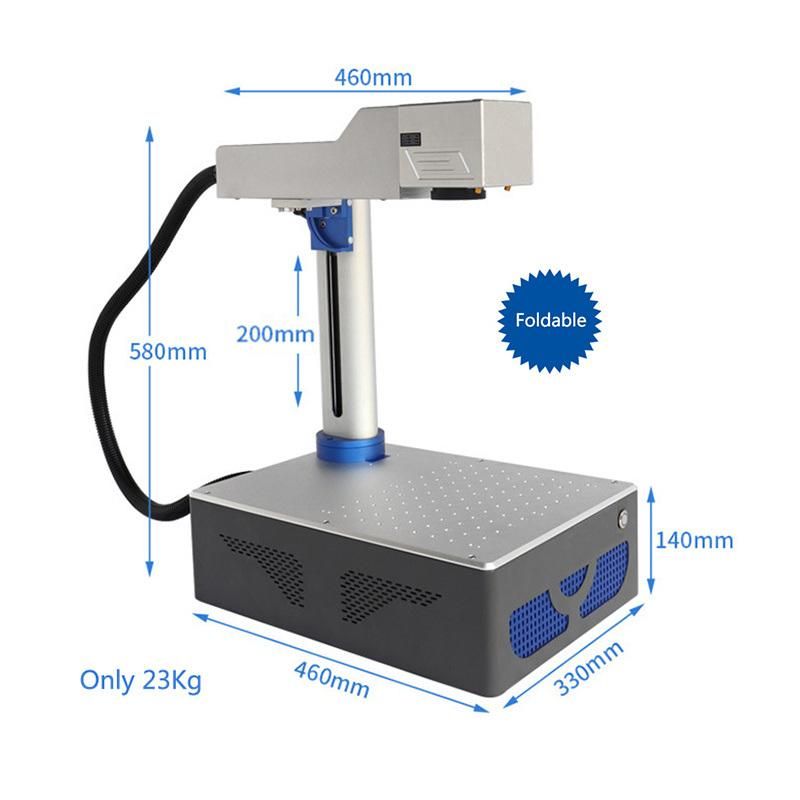 Fiber Laser Marking Machine Jewelry Metal Plate Phone Case Machine