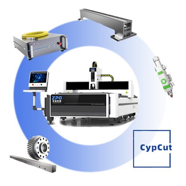 3015 Fiber Laser Metal Cutting Machine 2000W Raycus Laser Power Machine