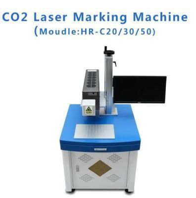Good Price Low Cost Hot Selling 50W CO2 Glass Tube Laser Marker Marking Machine for Wood Leather