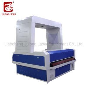 Ce Certificate High Speed Automatic Feeding Roll Fabric Leather Cloth Garment Laser Cutting Machine Made in China