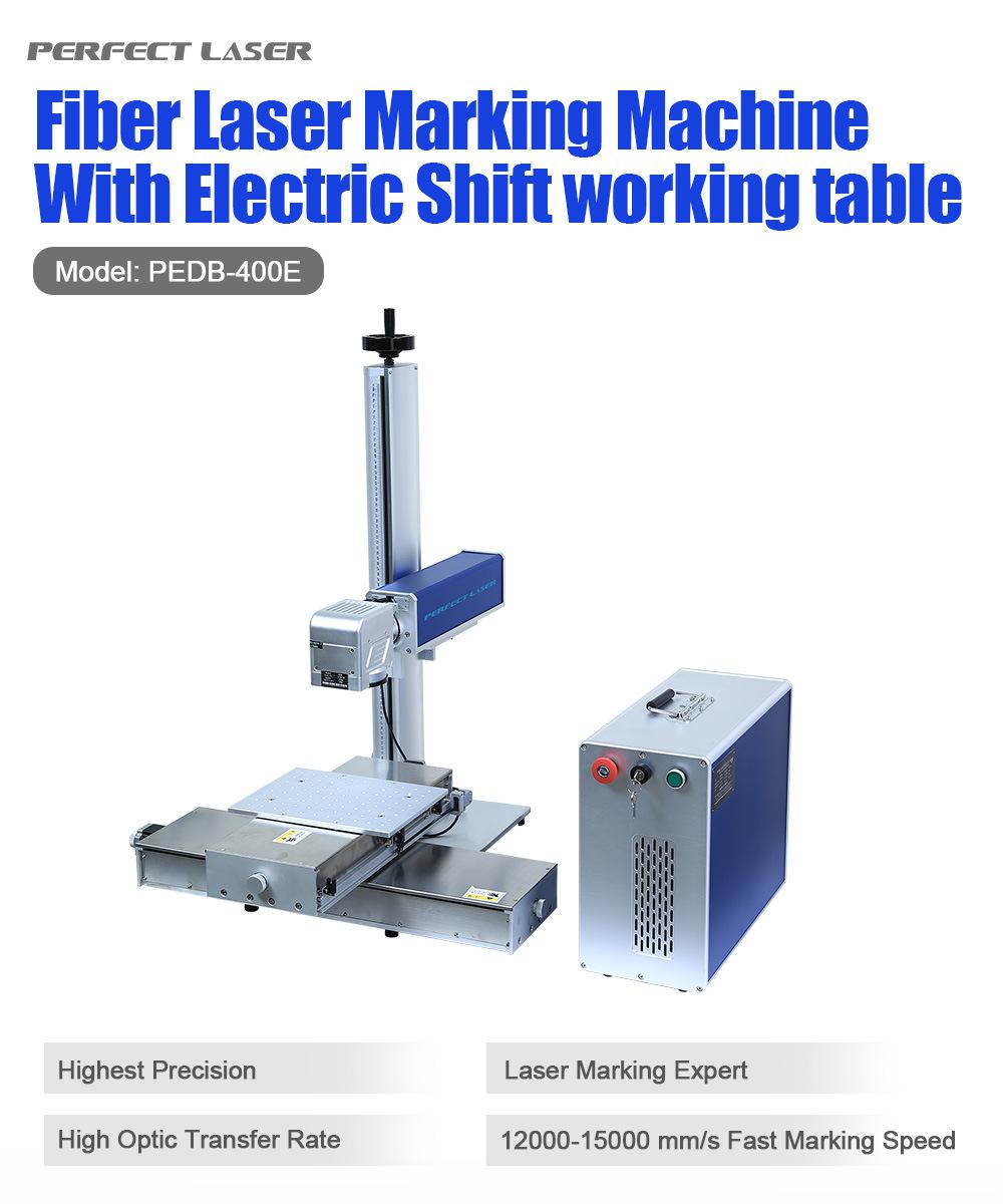 Pedb-400e Large Size Patch Electronic Platform High Precise Bench-Top Fiber Laser Marking Machine