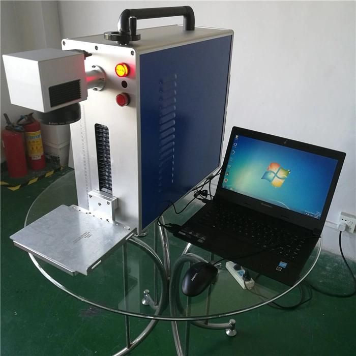 High Speed Optical Mini Portable 20W Fiber Laser Marking Machine CO2 Laser Marking Machine