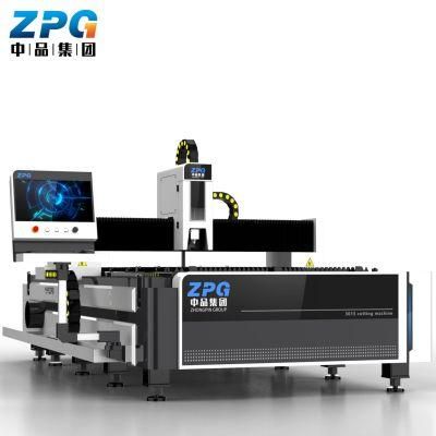 Zpg-3015e Fiber Laser Cutting Machine for Carbon Steel Stainless Steel Aluminum Alloy 1000W 2000W 3000W 5000W 10000W