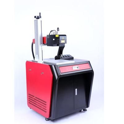 3D Dynamic Focus 60W 100W Fiber Laser Marking Machine Copper Coins 3D Relief Engraving Machine