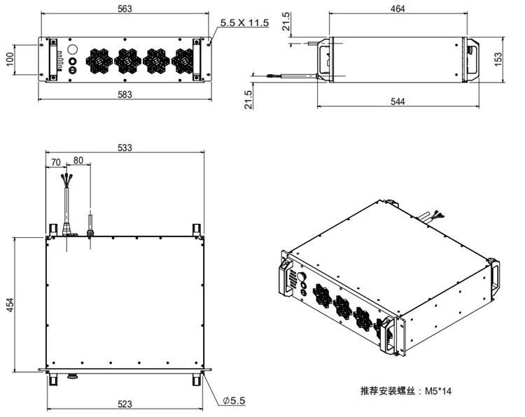 350W Color Laser 1064nm Mopa Fiber Laser Source High Quality Laser Marking Welding Cutting Machine Part