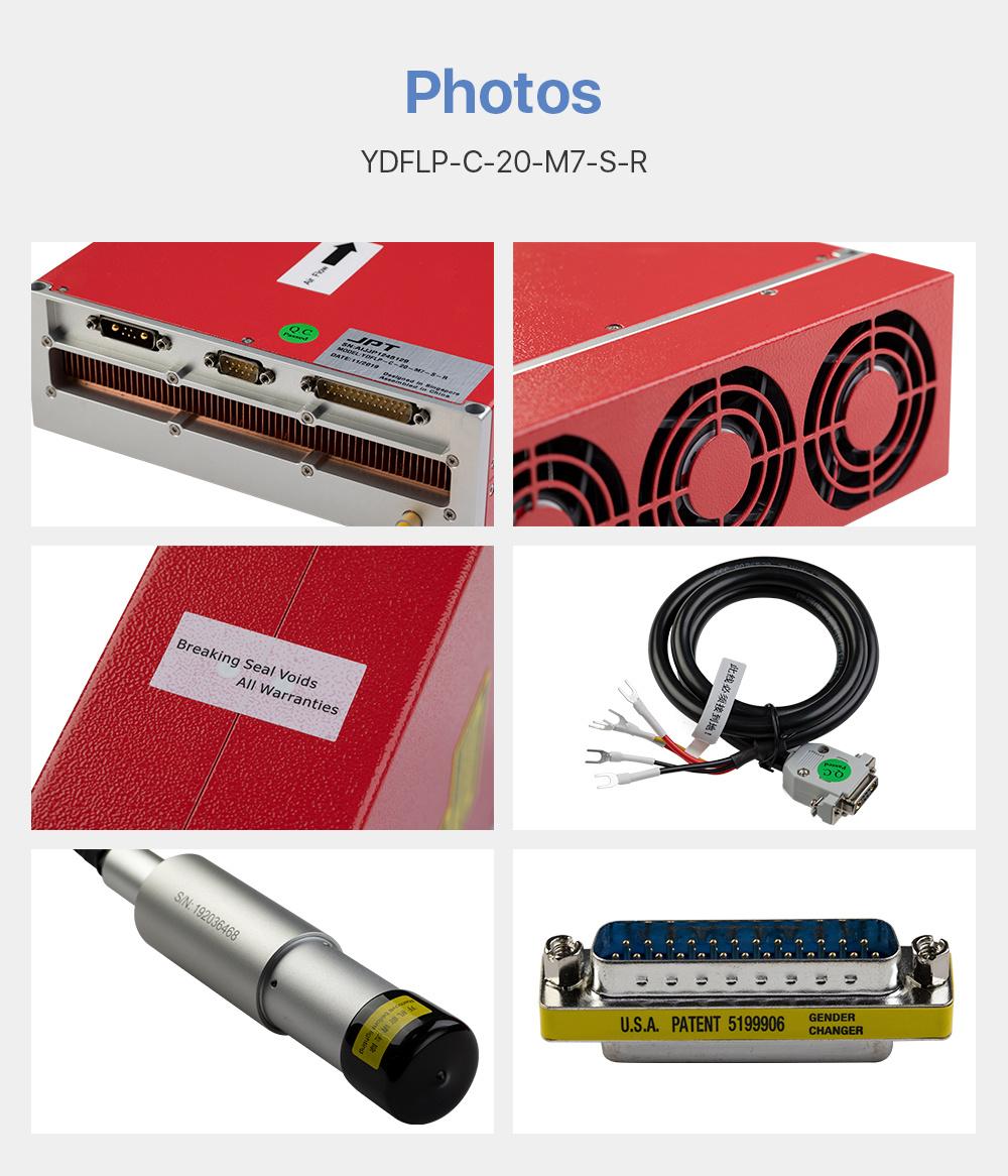 20W 30W 60W Jpt Mopa M7 M8 Fiber Laser Source for Fiber Laser Color Marking Machine