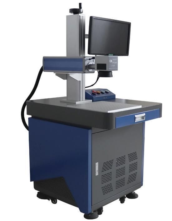 Floor Stand 20W 30W Desktop Fiber Laser Marking Machine