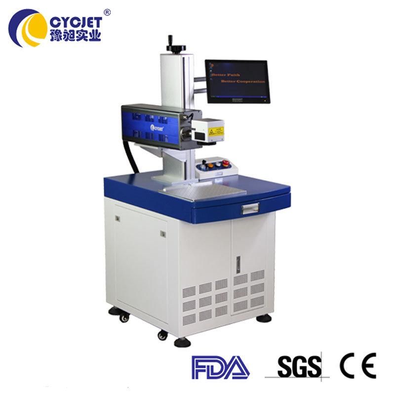 Cycjet Portable CO2 Desktop Batch Number Coding Laser Marking Machine for Make up Box