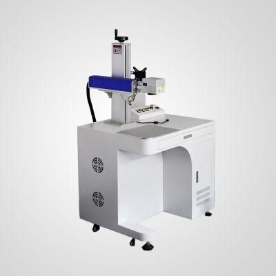 China Max Raycus Fiber Laser Marking Machine 100X100 200X200 300X300 Printing Machine with 20W 30W 50W Engrave on Metal