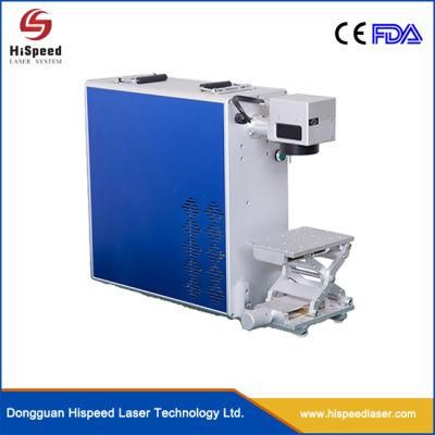 Long Life PCB Ring Bearing 20W 30W 50W Portable Fiber Laser Marking Machine with Agent Price