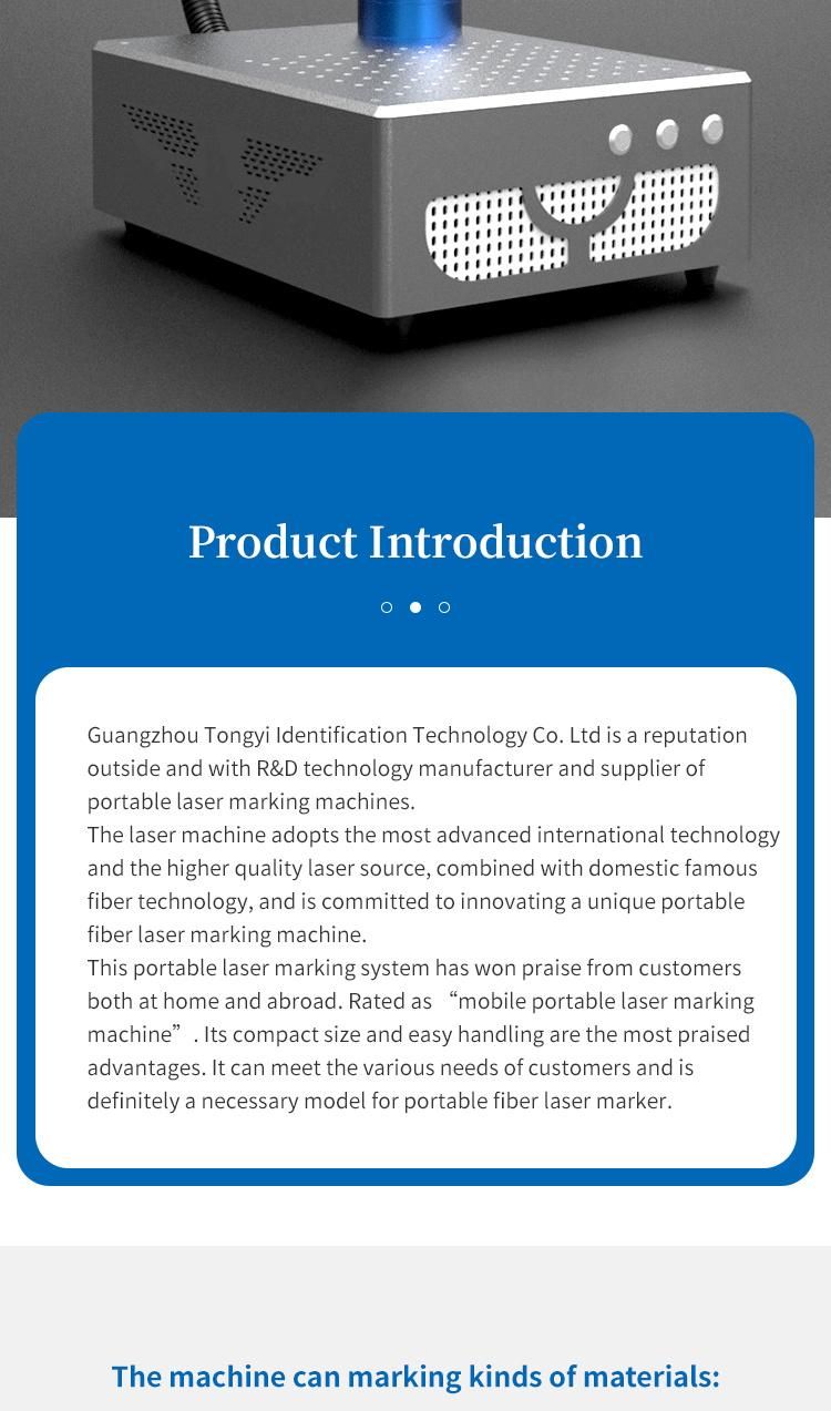 Metal Marking Machine Laser Printer Equipment; Logo/Mark/Code