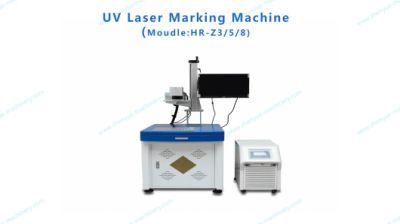 Portable 3W 5W 8W Fiber UV Laser Marking Engraving Machine Engraver Marker for Glass Silicone Crystal ABS PCB Ceramic Plastic