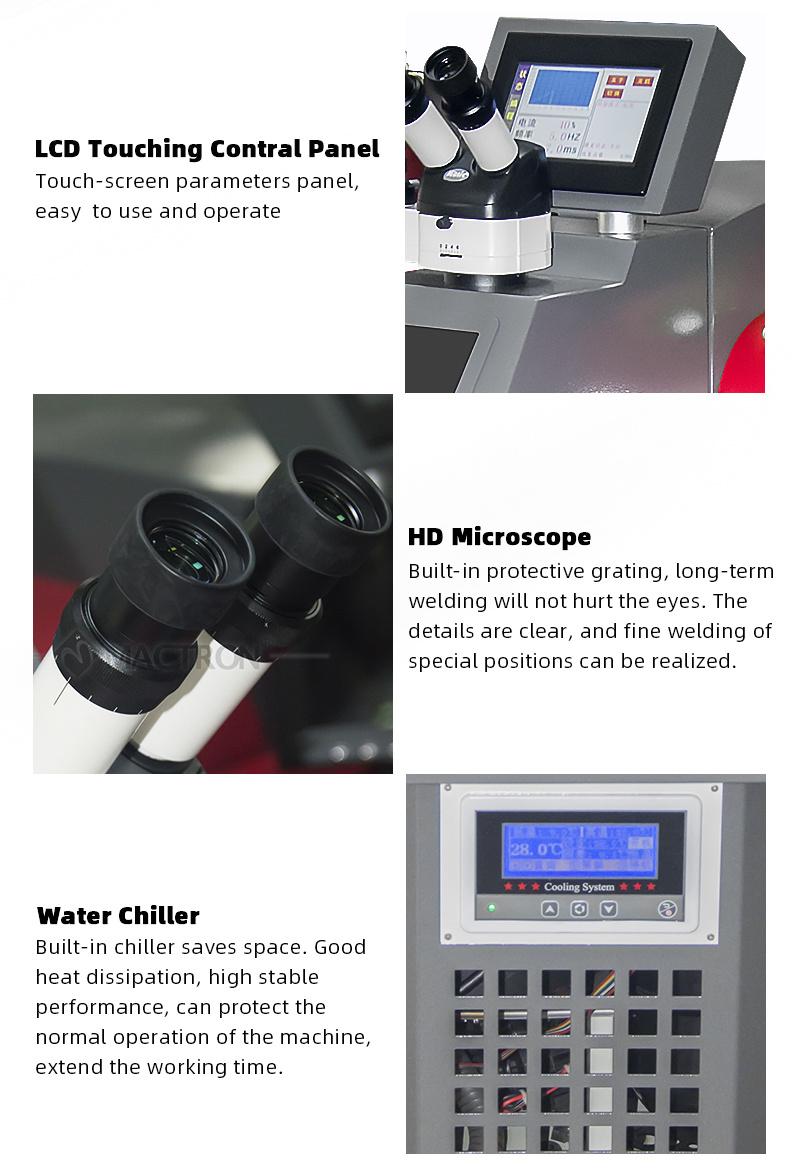 High Precision Gold and Silver Jewelry Laser Welding Machine for Ring Bangle Brac