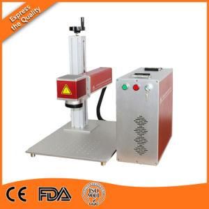 Hot Selling Cheap Mini Fiber Laser Marking Machine for Anminal Ear Tags, Plastic, Auto Parts