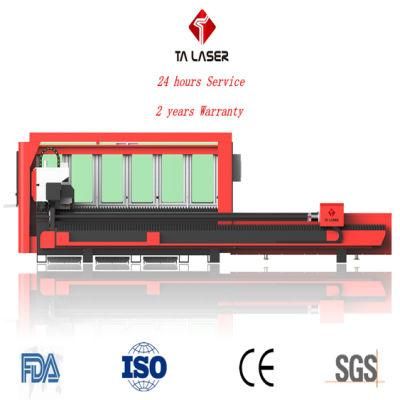 High Precision Pipe Laser Cutter for Meteal Sheet/ Tube