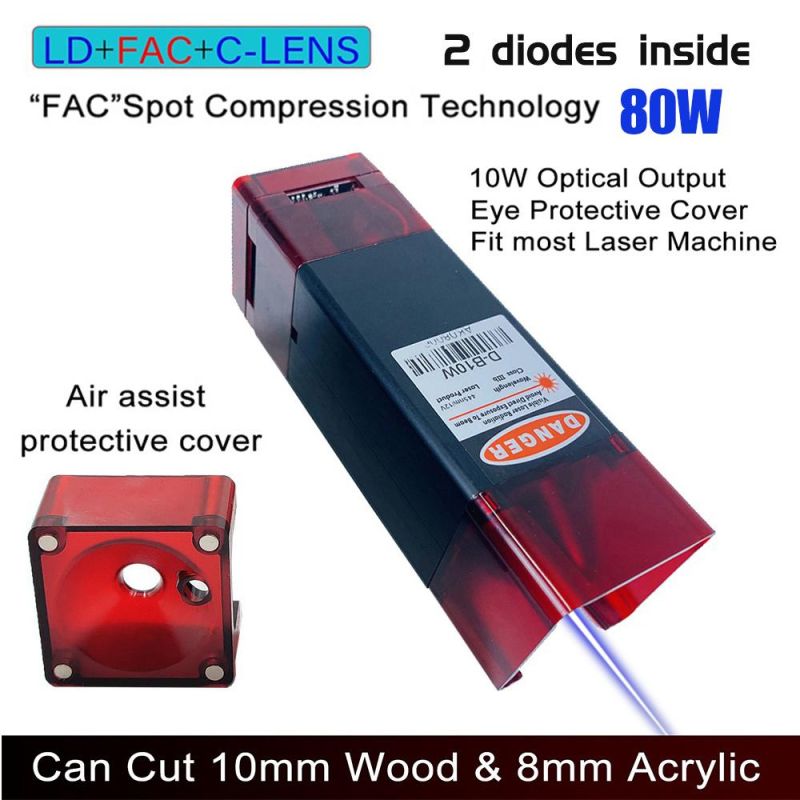 100*100cm Laser Engraving Machine with 80W for Acrylic and Metal