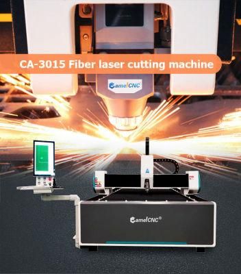 Ca-F3015 Fiber Laser Cutting Machine for Sqaure Round Pipe Cutting
