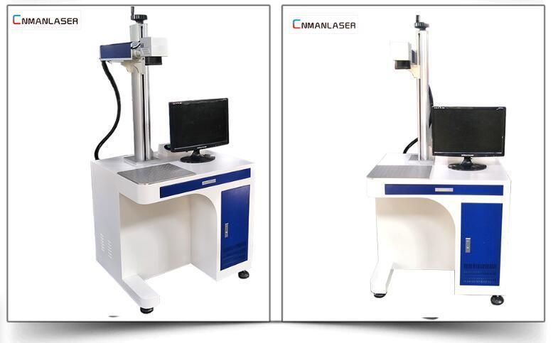 Aluminum Gold Silver Fiber Laser Marking Equipment / CNC Machine