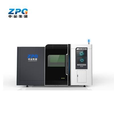Low Cost Zpg-3015h Full Cover Sheet Metal Fiber Laser Cutting Machine