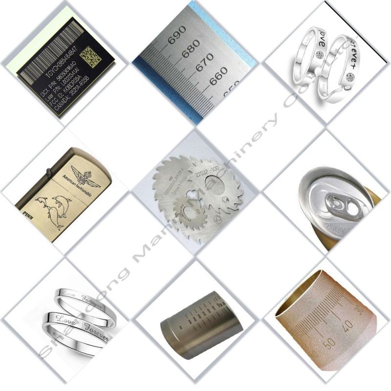 30W Fiber Laser Marking/Engraving/Marker Machine /Equipment for Metal/Plastic/Tag/Key Chains/Pen