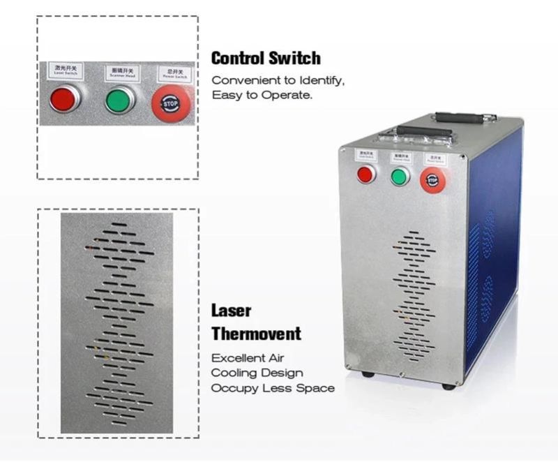 Fiber Laser Marking Machine 30W Laser Engraving Machine Plastic Metal