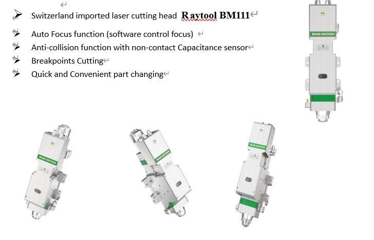 High Quality Metal Sheet CNC Fiber Laser Cutting Machine with Ipg Raycus Max Lase