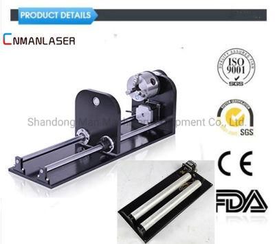 Glass Cylinder 4 Wheel Roller Type Rim-Drive Rotary Attachment Rotation Axis for CO2 Laser Engraving and Cutting Machine