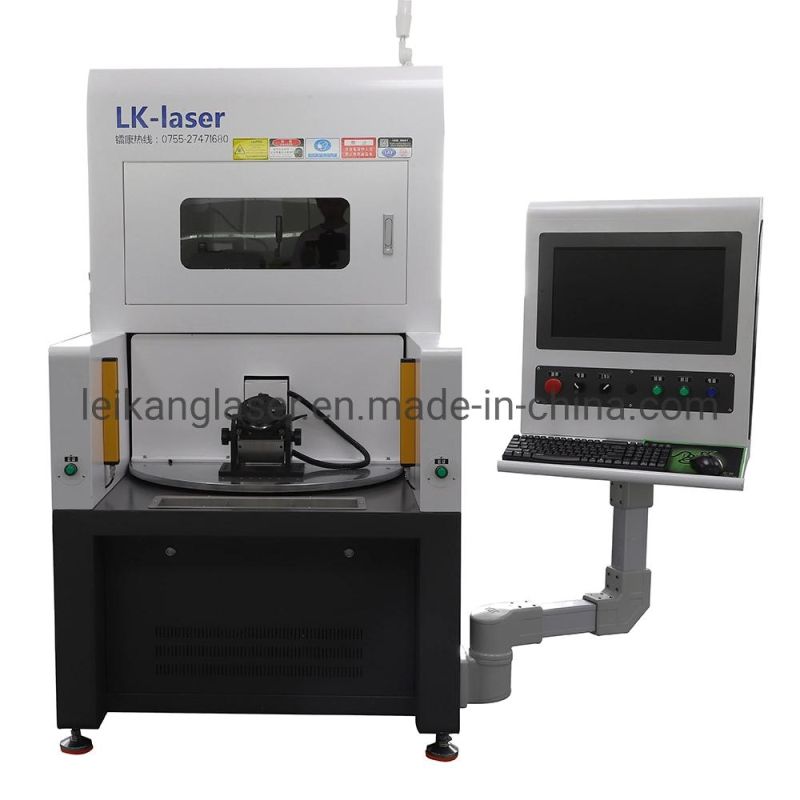 Rotary Index Double Working Position Tube Laser Welding Machine Metal Cylinder Laser Welder