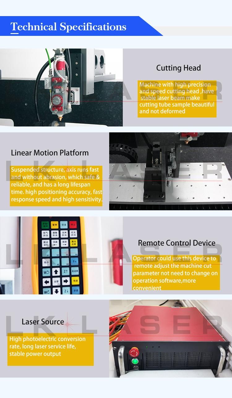 Stent Medical Tube Laser Cutting Machine Pipe Laser Cutter High Precision Laser Cutting Equipment