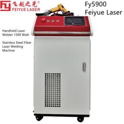 Fy5900 Feiyue Laser Handheld Laser Welder 1500 Watt Stainless Steel Fiber Laser Welding Machine