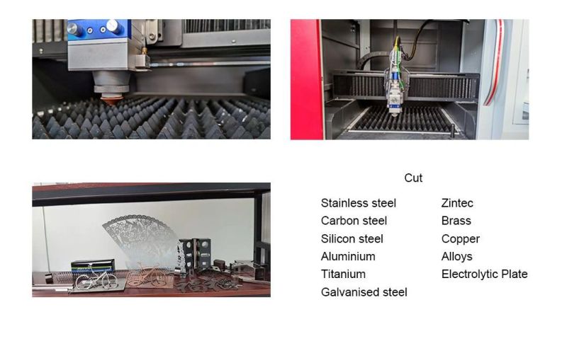 600 X 600mm Small Size Metal Cutting Stainless Steel Cutting Glasses Frame Cutting Fiber Laser Cutter