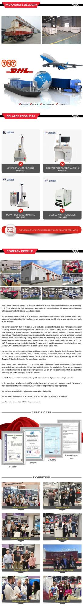 High Efficiency Batch Date Series Number Fiber Laser Marking Machine