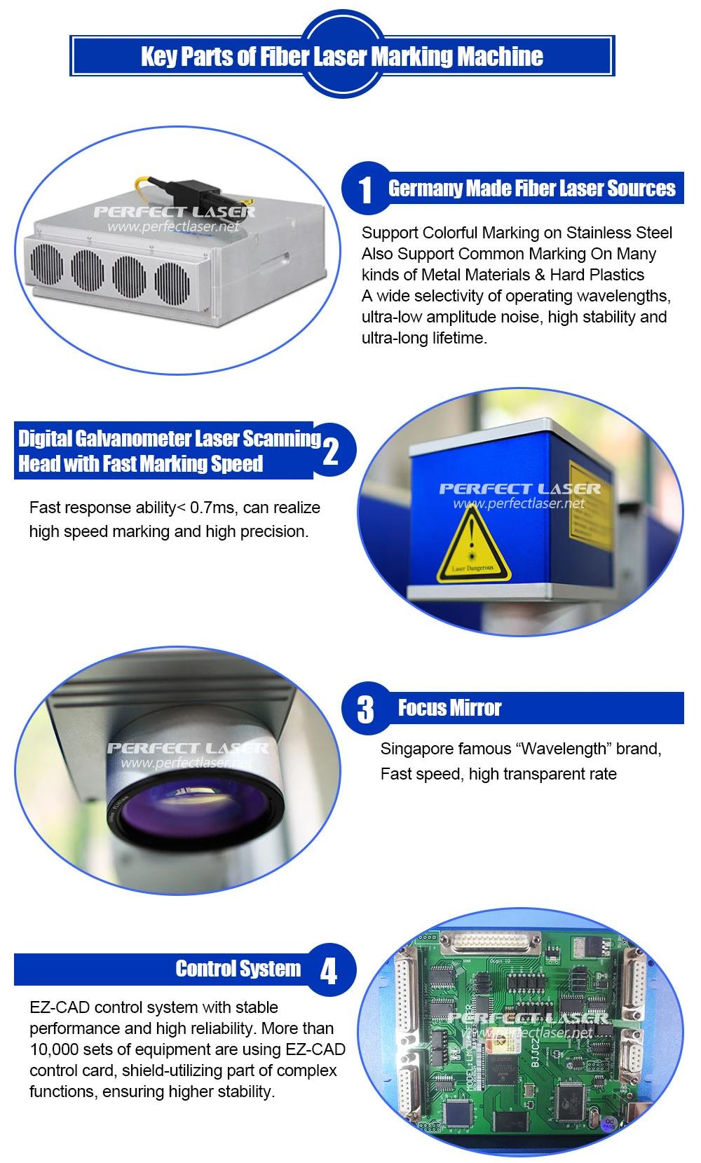 10W 20W Mopa Color Marking Mini Fiber Laser Marking Machine