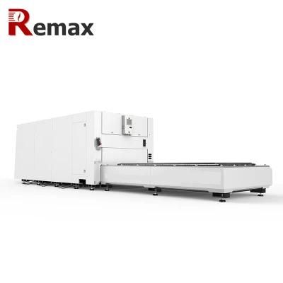 Full Cover Big Sheet Fiber Laser Cutting Machine with Exchange Table