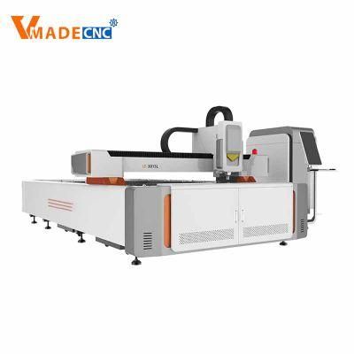 1kw/2kw/3kw CNC Fiber Laser Cutting Machine with Auto Focus Cutting Head for Metal