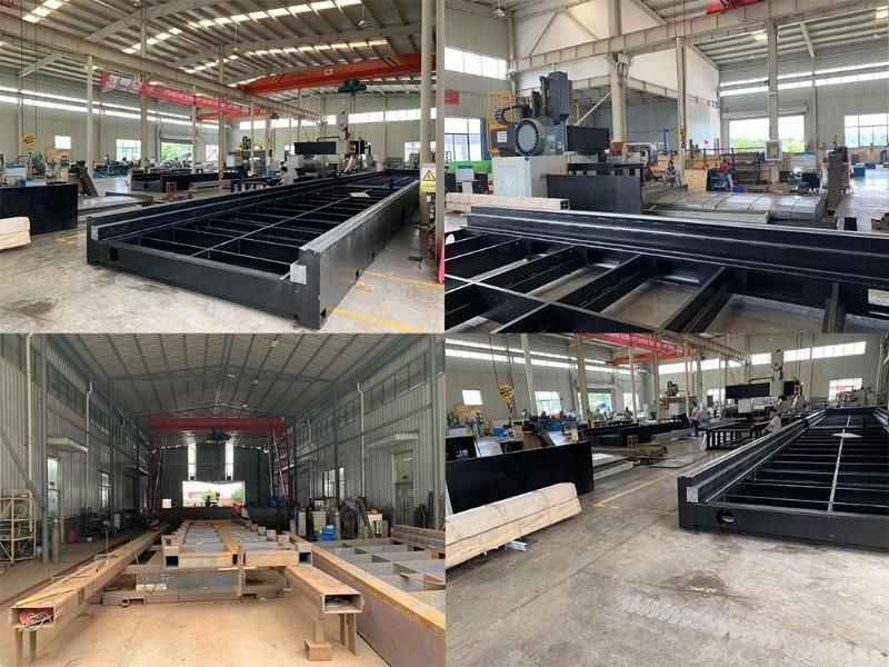 2560gh 6000W CNC Fiber Laser Cutting Machine Raycus High Efficient