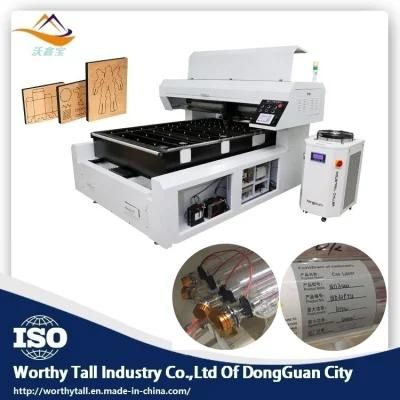 New Condition CO2 CNC 400W/600W Laser Cutter Machine for 18mm Plywood /MDF/Acrylic/Steel Sheet for Carton Die Making