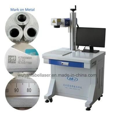 20W/30W Desktop CO2/Fiber/UV Laser Marking Machine on Metal/Stainless Steel