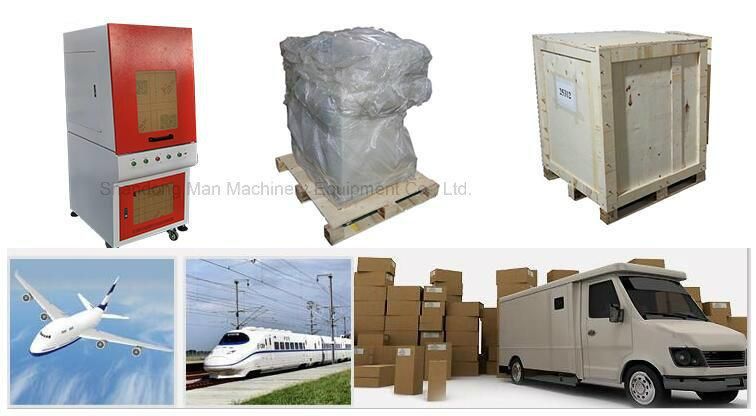 Table Type Bar Code Fiber Laser Marking Machine for Logo