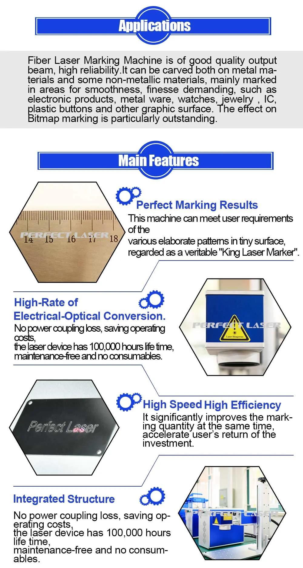Ear Tag/ Phone Case Aluminum 3D Fiber Laser Marking Machine