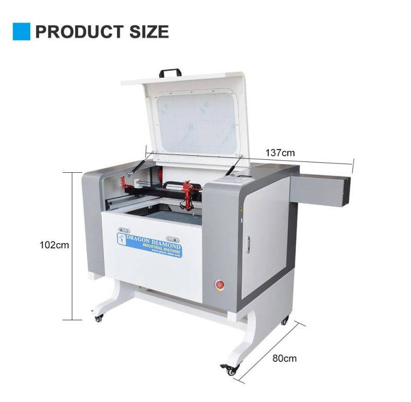 Laser Engraving Machine 600*400mm Wood Acrylic Plastic Glass Cutter Engraver