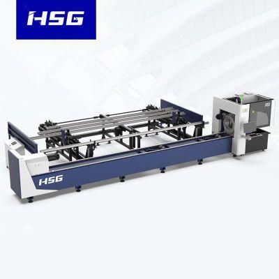 High Precision 1500W 2000W 3000W 4000W CNC Laser Metal Tube Pipe Cutter for Sale / Fiber Laser Pipe Cutting Machine