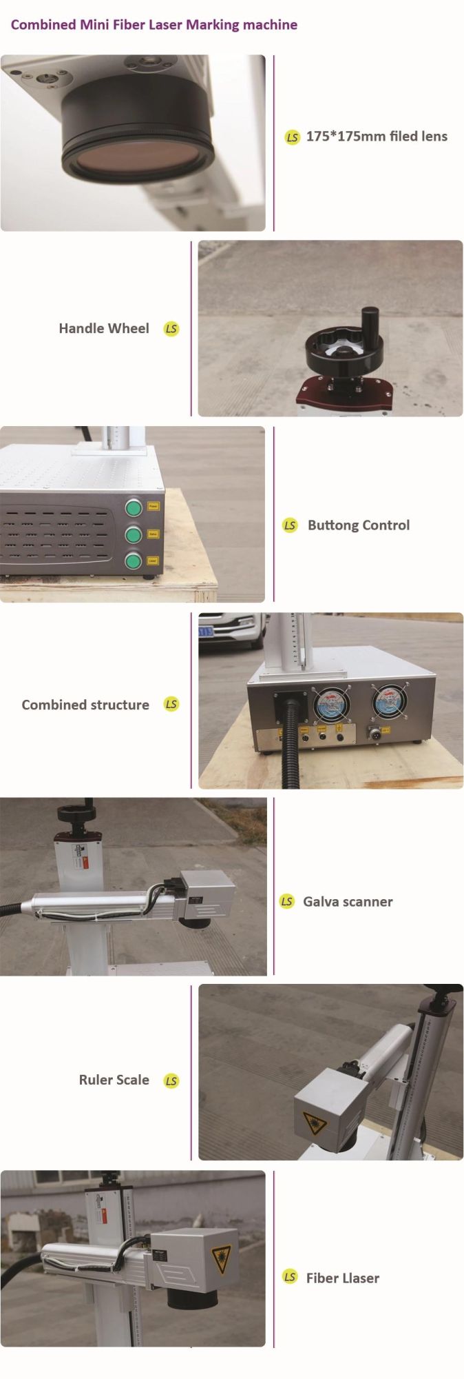 Wholesale Fiber Laser Marker Printer Silver Gold Jewelry Ring 20W