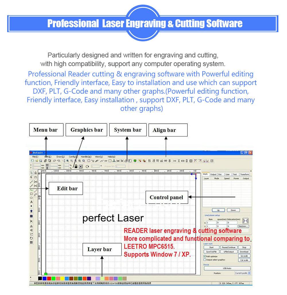 Portable Laser Engraver/Laser Engraving Machine (PEDK-13090)